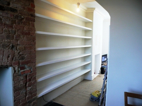 home office cabinets and shelving installations